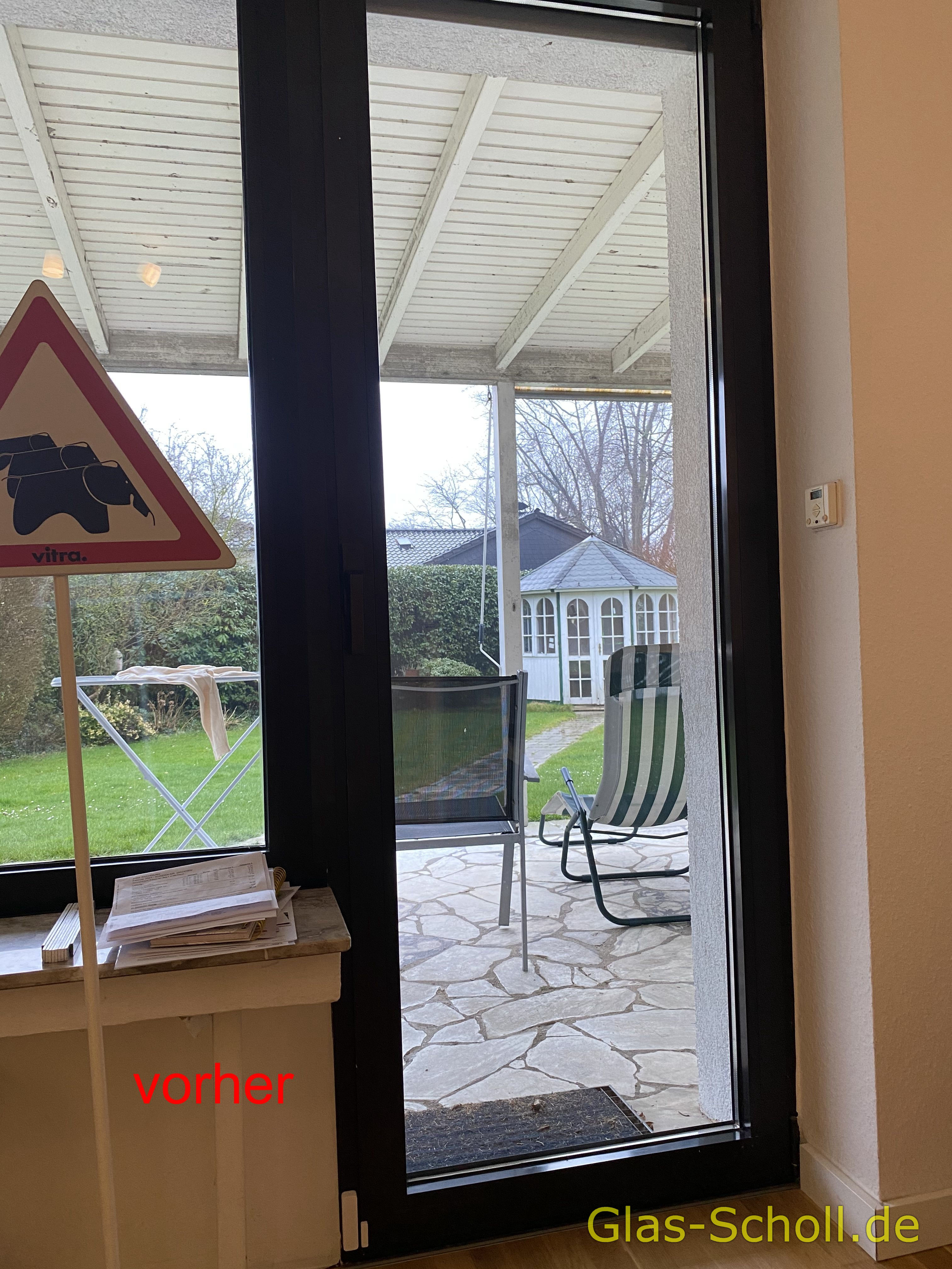 nachträglicher Katzenklappen Einbau in Isolierglas, Fenster, Türen, Balkonanlagen, Tierklappen, Hundeklappen von Glas Scholl