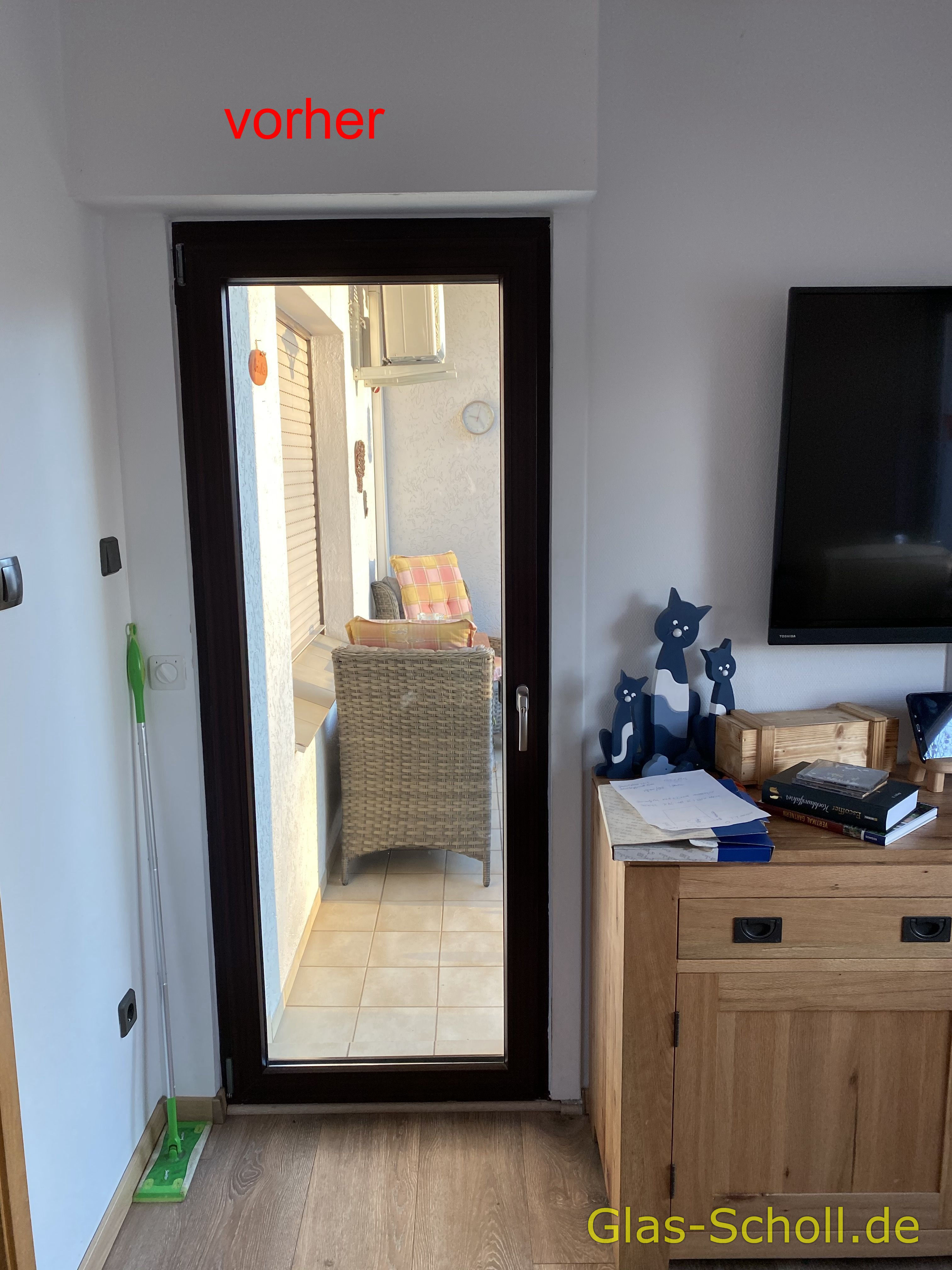 nachträglicher Katzenklappen Einbau in Isolierglas, Fenster, Türen, Balkonanlagen, Tierklappen, Hundeklappen von Glas Scholl