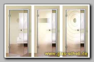 Design-Glastüren von Glas-Scholl