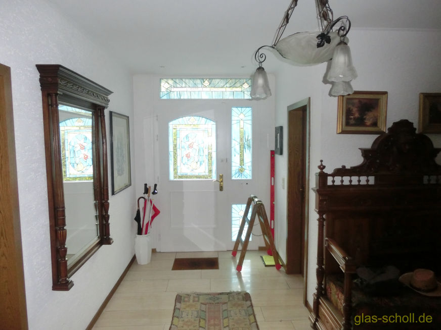 Ganzglas-Schiebetüranlage mit Schiebesystem im Glas von www.glas-scholl.de Portavant im Glas