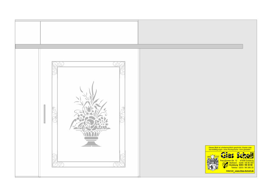 Ganzglas-Schiebetüranlage mit Schiebesystem im Glas von www.glas-scholl.de Portavant im Glas