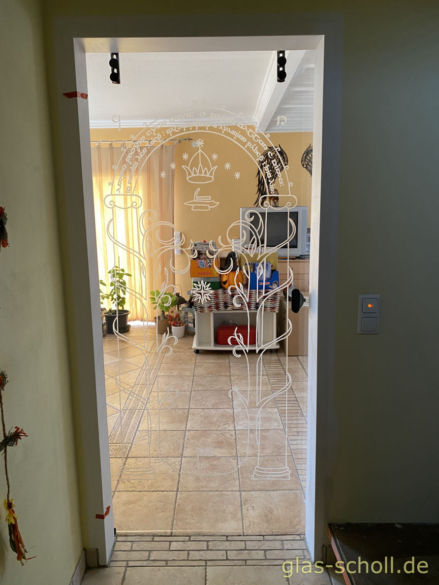 MWE Protec Schiebetür schwarz matt von www.glas-scholl.de