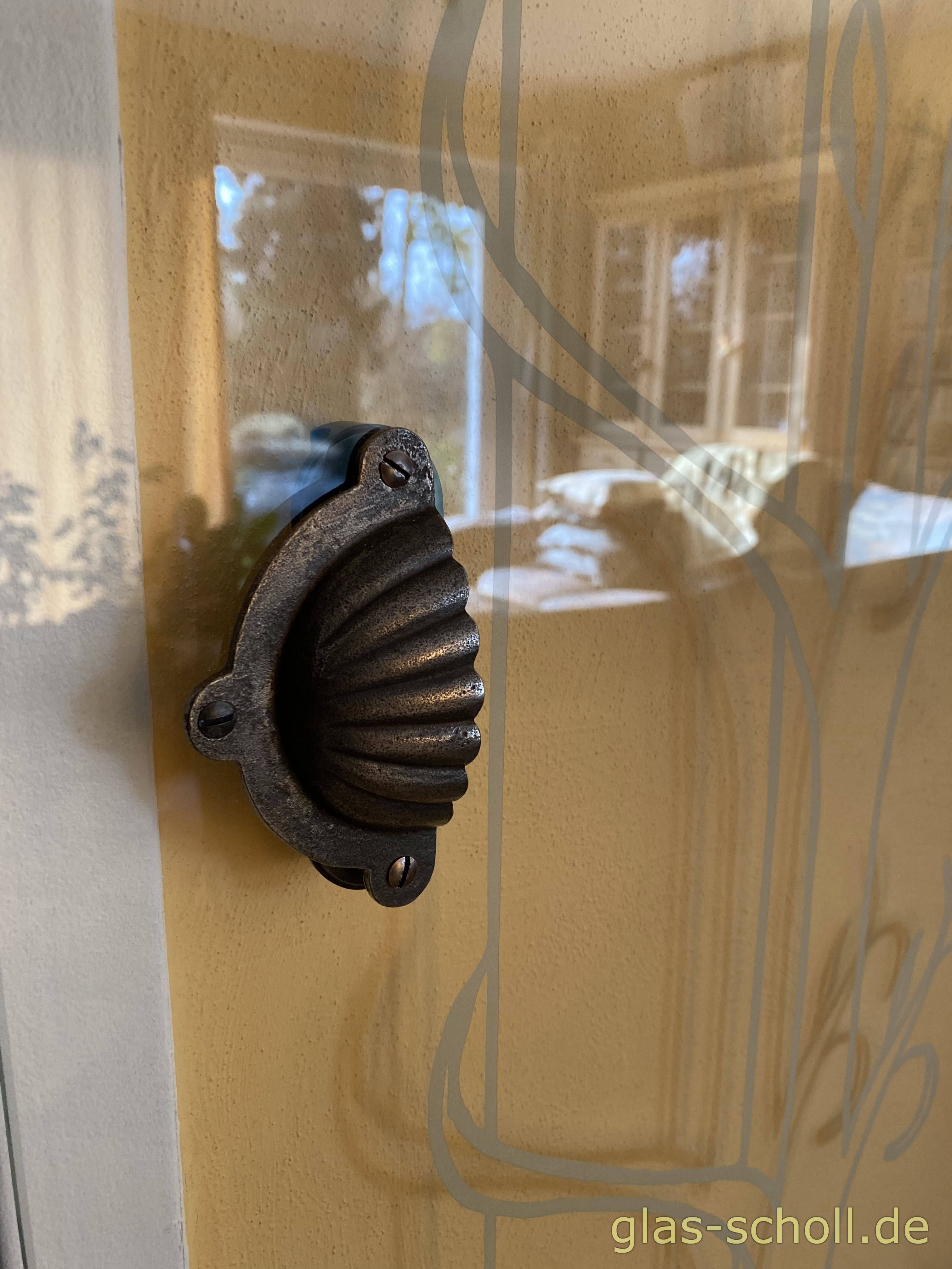 MWE Protec Schiebetür schwarz matt von www.glas-scholl.de