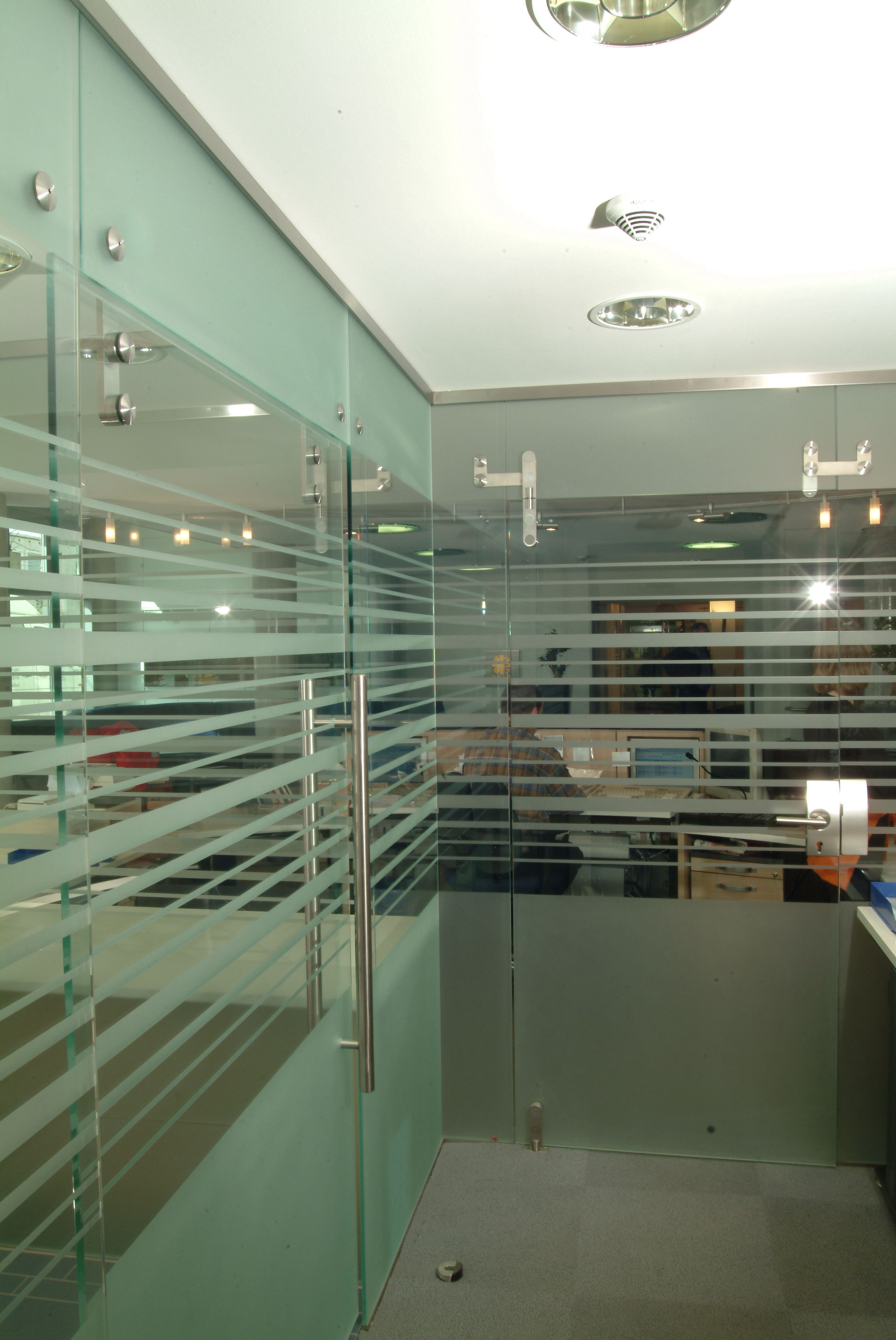 Eckschiebetüranlage