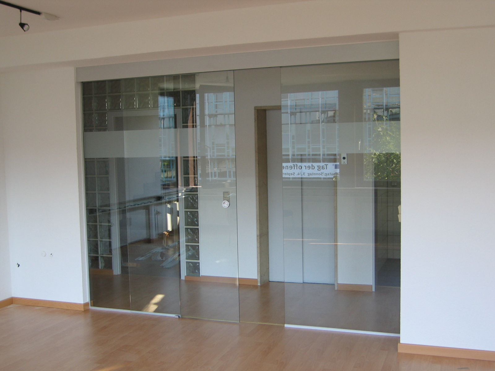 Büro-Schiebetüranlage von Glas Scholl