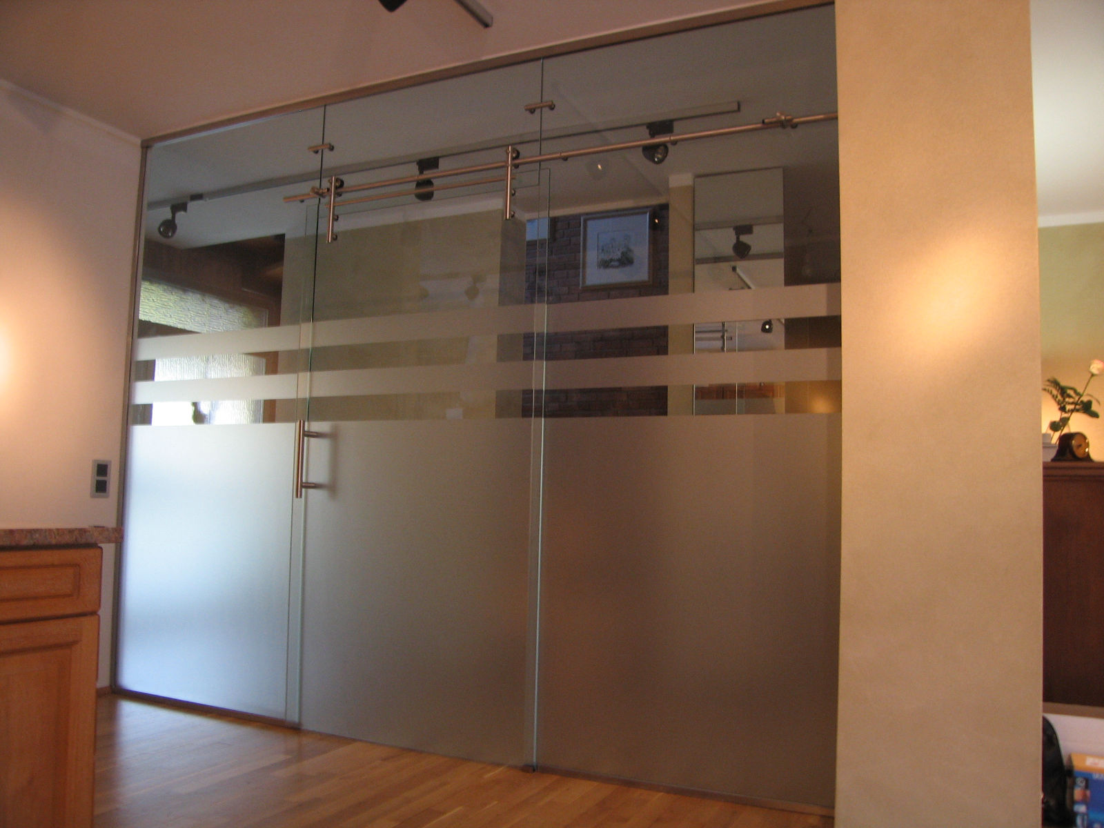 IceTec Office Anlage als Raumteiler von Glas Scholl