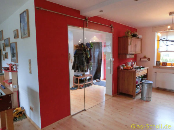 MWE ProTec als Wohnzimmer- Abtrennung mit Softstop