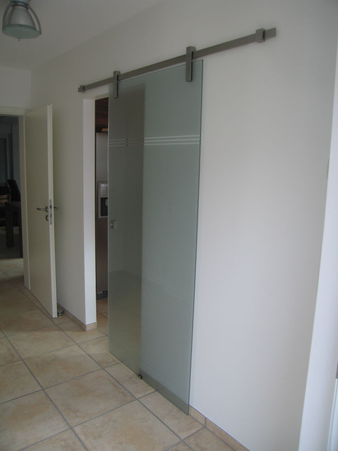 1flgl. Schiebetür mit eckigem ST-535 System von Glas Scholl