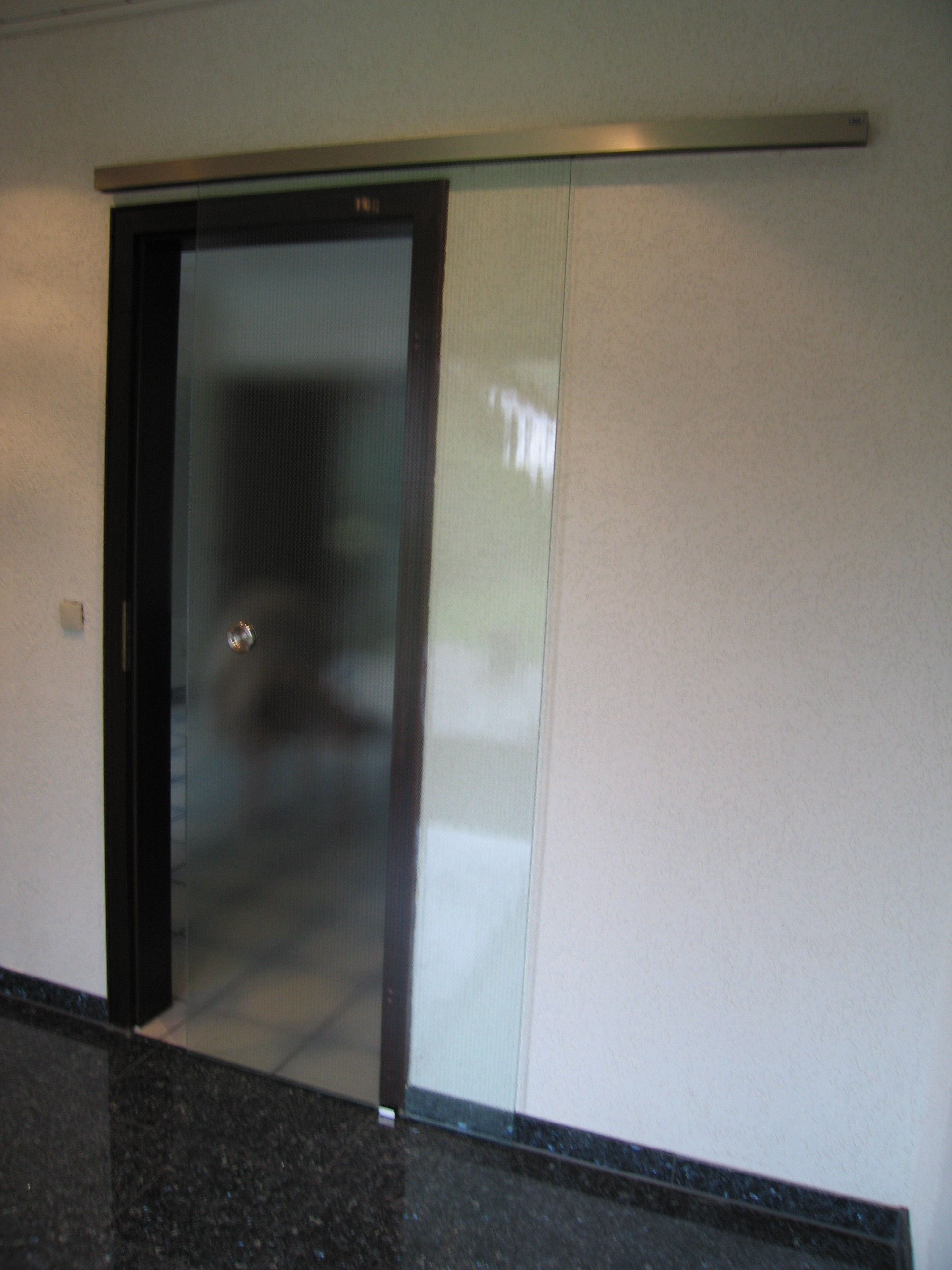 Schiebetüranlage mit Mastercarre Glas von Glas Scholl