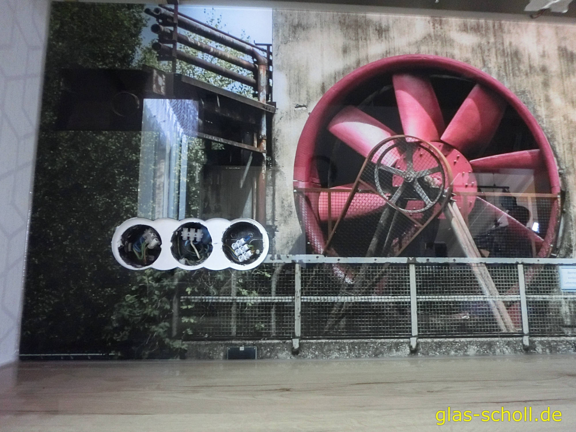 Glas-Küchenrückwand mit Fotodruck Landschaftspark von Glas Scholl