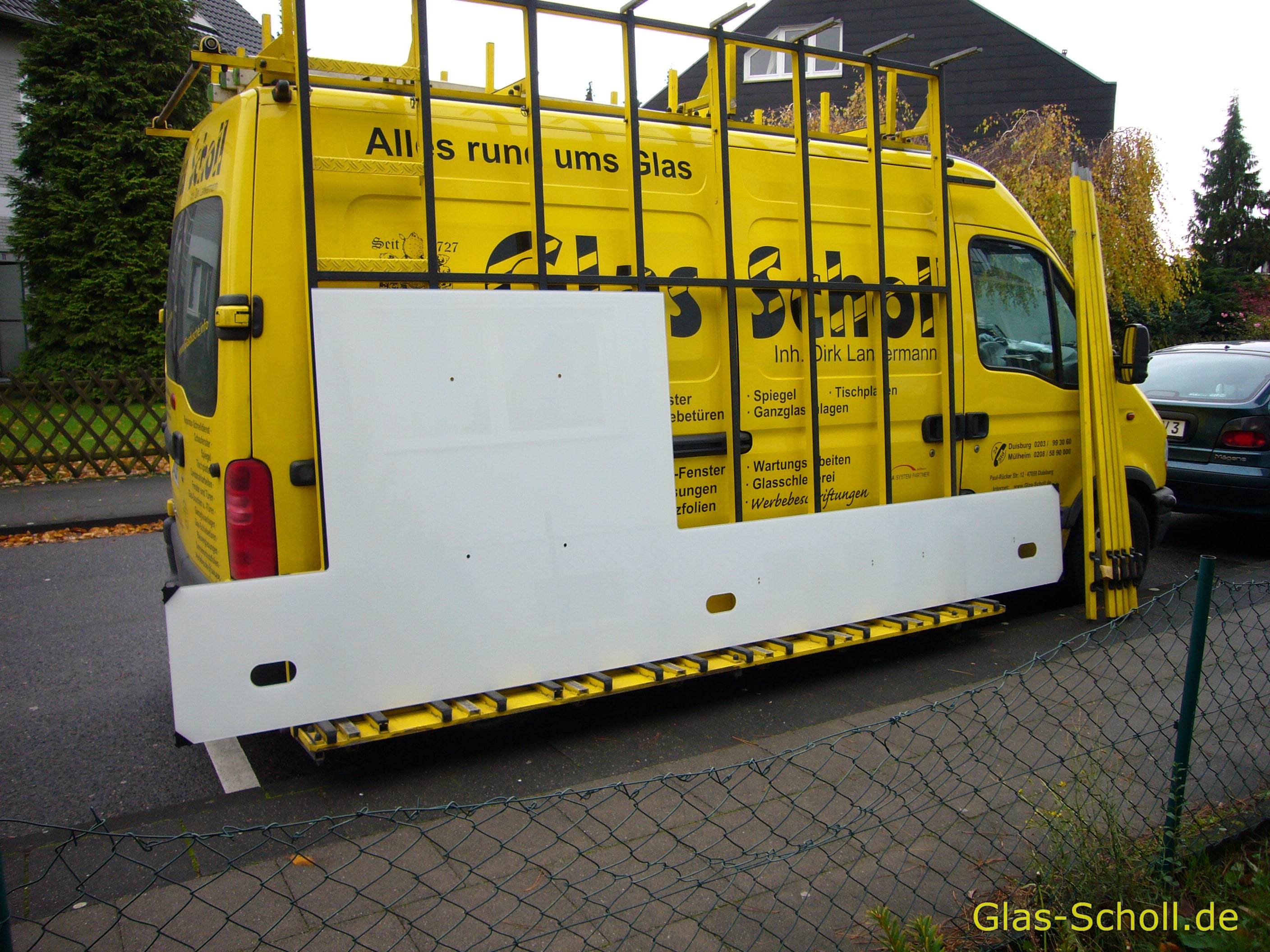 Weissglas Modell-Küchenspritzschutz aus Glas 4m von www.glas-scholl.de