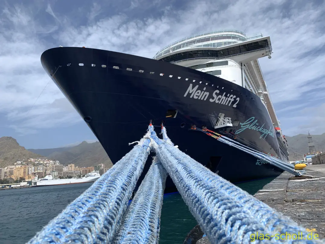 Spezialglas von Glas Scholl auf der neuen Mein Schiff 2