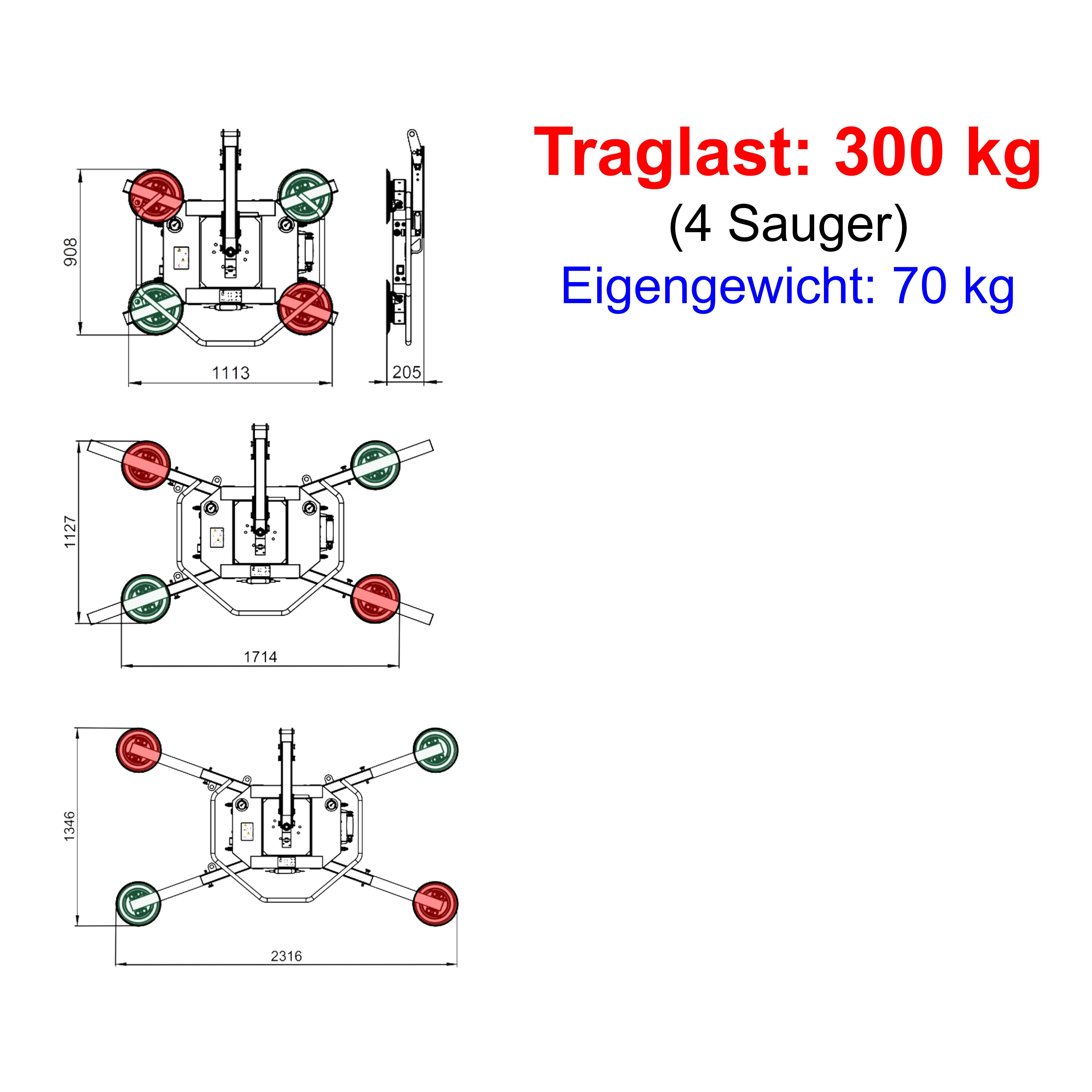 SAUGANLAGE UPG-600-2 von Glas Scholl