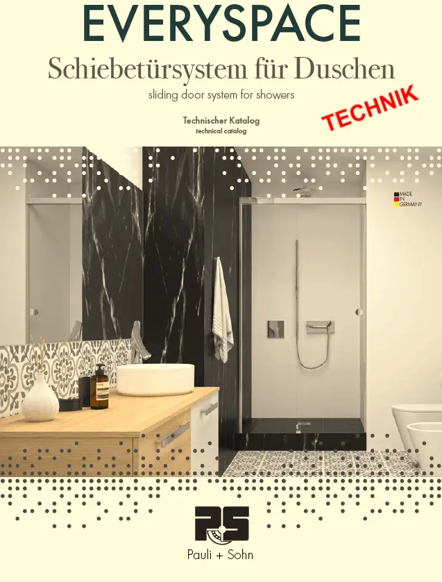 TECHNIK Everyspace Duschen Schiebetür System-Ganzglasdusche Glasdusche von Pauli - www.glas-scholl.de