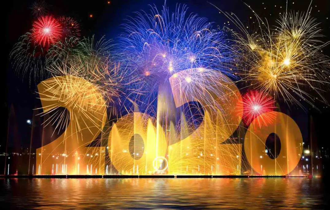 1.1.2020 Happy New Year von Glas Scholl