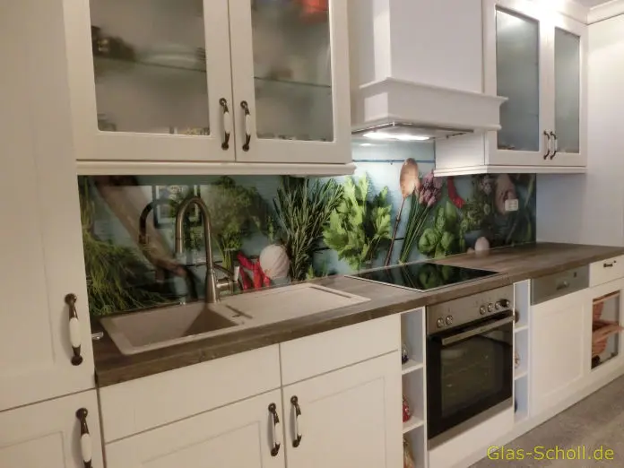 Gewürz Digitaldruck als Küchen Fliesenspiegel von Glas Scholl