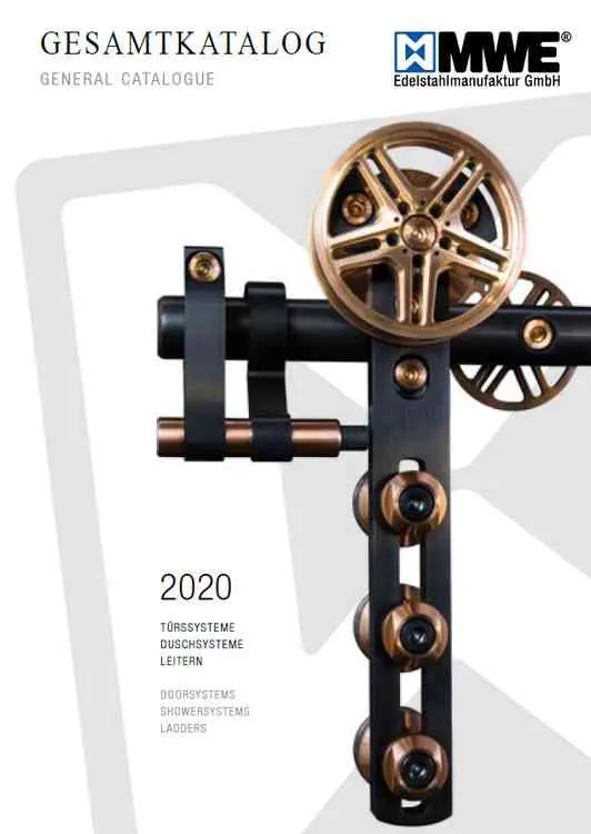 Gesamtkatalog 2020 der Edelstahl Manufaktur MWE präsentiert von Glas Scholl